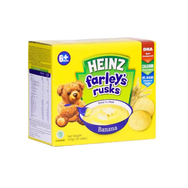 HEINZ FARLEYS RUSK BANANA 12PC 120 GM