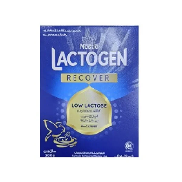 NESTLE LACTOGEN MILK POWDER RECOVER LOW LACTOSE 200 GM